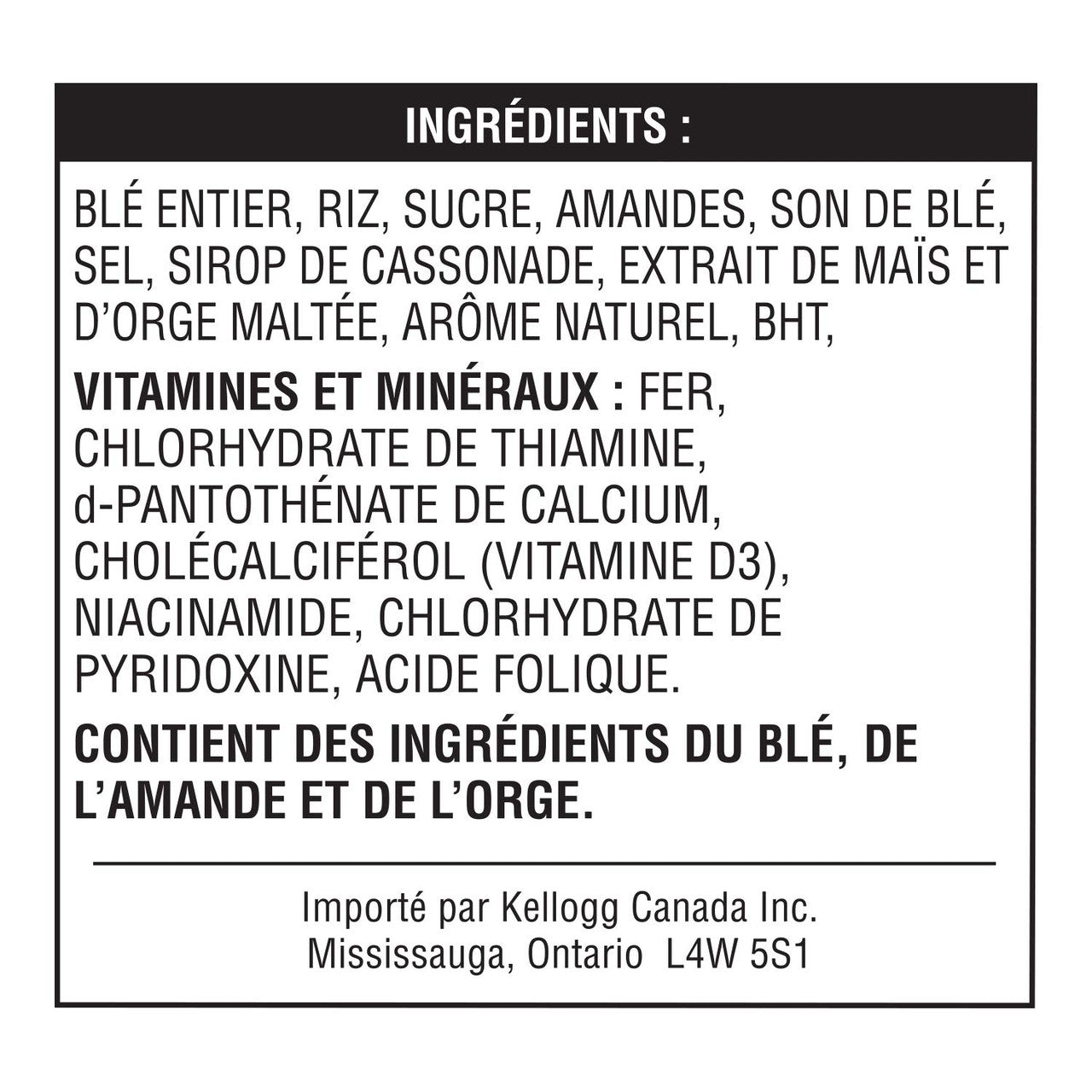 Kellogg's Special K Vanilla Almond, Family Pack, Cereal 658g/23oz.(Imported from Canada)